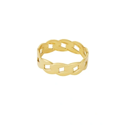 Afbeelding van Bangle schakelarmband goudkleur