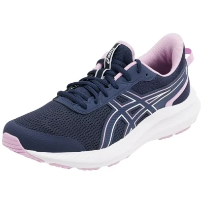 Afbeelding van Asics JOLT 5 Hardloopschoenen voor op de weg, Dames, Maat: 43.5, Midnight/light ube Textiel/ synthetisch