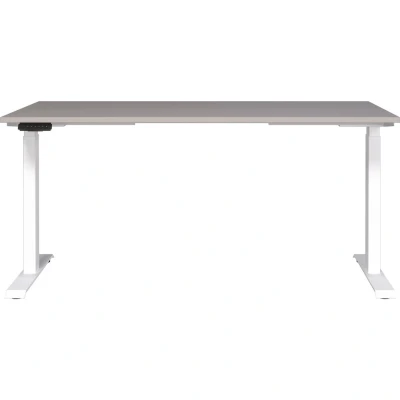 Afbeelding van Germania Jet 160 cm Cashmere / Wit Elektrische Zit Sta Bureautafel