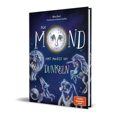 Afbeelding van Der Mond hat Angst im Dunkeln: von Nino Kerl