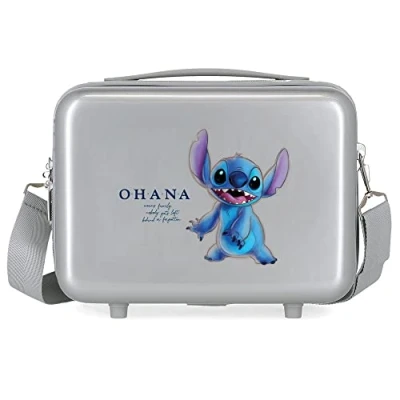 Afbeelding van Disney Stitch toilettas, aanpasbaar, Grijs, 29 x 21 15 cm, stijf, ABS, 9,14 l, 0,63 kg, Eén maat, Verstelbare toilettas