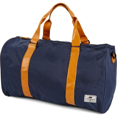 Afbeelding van Lazy Bear Leo marineblauwe weekendtas voor heren