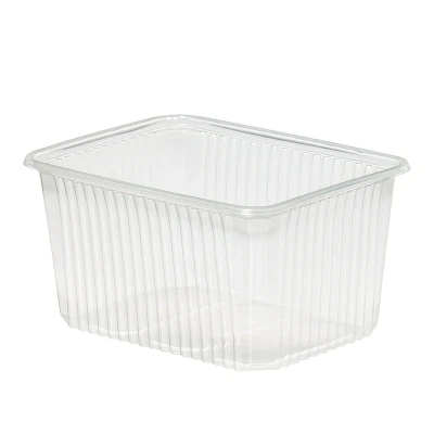 Afbeelding van 300x Rechthoekige bak RE180 serie 1500ml transparant
