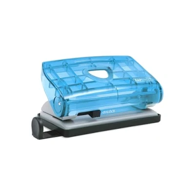 Afbeelding van Rapesco BC810PBB 810 P 2 gaats perforator, 12 vellen Ponscapaciteit, Transparant Blauw