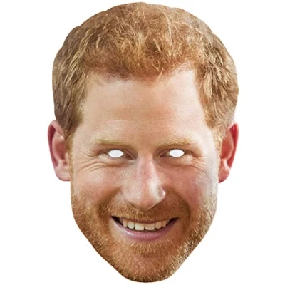 Afbeelding van Shatchi 11768 Harry MASK 1st Prins Engeland Koninklijke familie gezicht Maskers Feestfeest Stag, Multi