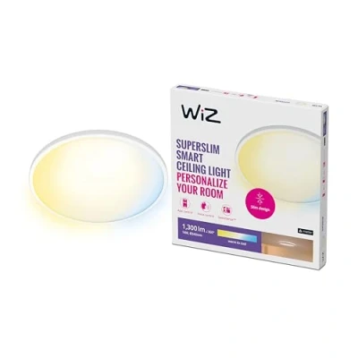 Afbeelding van WiZ Superslim plafondlamp rond wit Tunable White 1x14W 1300lm 270…