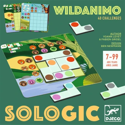 Afbeelding van Djeco logicaspel sologic wildanimo
