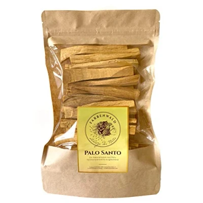 Afbeelding van Farbenwald Palo Santo Rookhout, dunne houtblokjes uit Peru, 200 g, Bursera graveolens, reukwerk