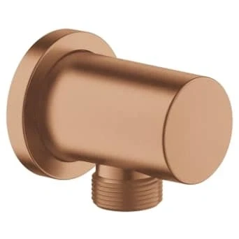 Afbeelding van Grohe Rainshower slangaansluitknie rond warm Sunset Geborsteld