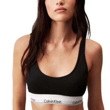 Afbeelding van Calvin Klein Underwear Modern L E Bustier, Dames, Maat: Medium, Black