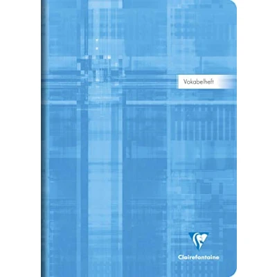 Afbeelding van Clairefontaine 31279C Set van 10 Woordenschrift A4 40 gelinieerd bladeren willekeurige kleuren Speciale aanbieding