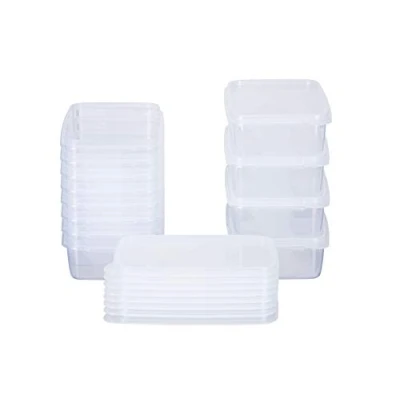 Afbeelding van MiraHome Vershouddoos, vriesdoos, 0,5 l, rechthoekig, plat, 15 x 10 5 cm, set van 12, transparant, kwaliteit Oostenrijk