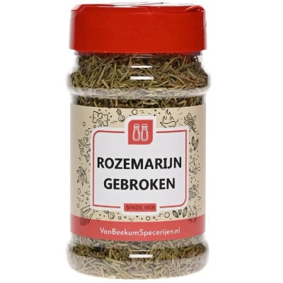 Afbeelding van Van Beekum Specerijen Rozemarijn Gebroken Strooibus 70 gram