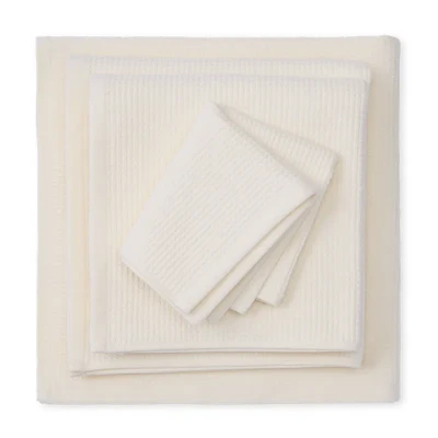 Afbeelding van Kayori Nuno Baddoek 60x110 Offwhite 3 stuks 60/110 (Kleur: Offwhite)