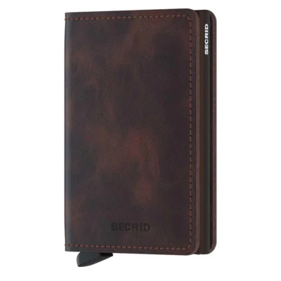 Afbeelding van Secrid Slimwallet Gielen Lederwaren Gratis bezorging! Choco