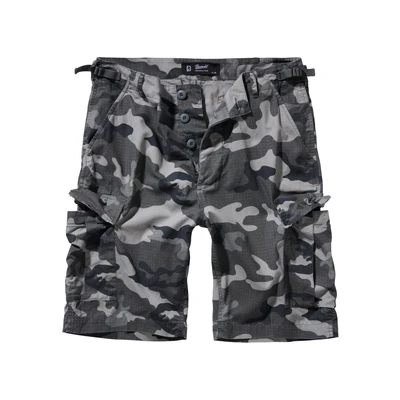 Afbeelding van Brandit BDU Ripstop Shorts, vele kleuren, maat S tot 7XL, grijs camouflage, 3XL