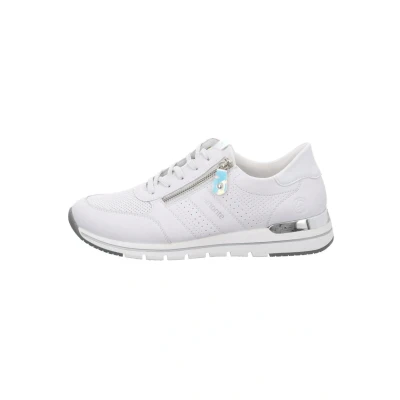 Afbeelding van Remonte Sneakers laag, Dames, Maat: 36, Weiß Leer en textiel
