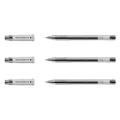 Afbeelding van Pilot G Tec C4 0.4mm zwart per 3 verpakt