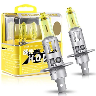 Afbeelding van H1 H3 H4 H7 H8 H11 9005 9006 Autolamp Koplampen Geel 2800K 12V Hoog/Dimlicht Halogeenlampen