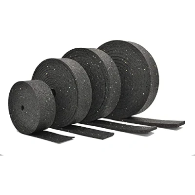 Afbeelding van My Plast Rol terraspads, waterbestendige rubbergranulaatrol voor terrasbouw, belastbare bouwbeschermingsmat, 2.000 x 50 10 mm, 1 stuk