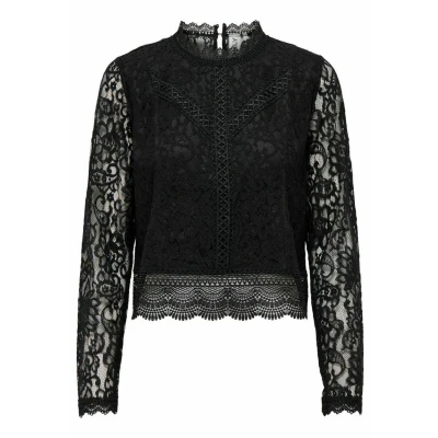 Afbeelding van ONLY MIT Langen ÄRMELN Blouse, Dames, Maat: XS, Black