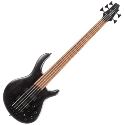 Afbeelding van Cort B5 Element Open Pore Trans Black 5 snarige elektrische basgitaar
