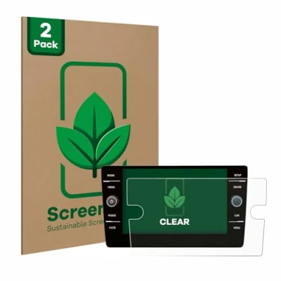 Afbeelding van ScreenLeaf Screenprotector voor Volkswagen Golf 7 2019 Discover Media 8&quot; Duurzame schermbescherming Folie Beschermfolie transparant (2 Stuks)