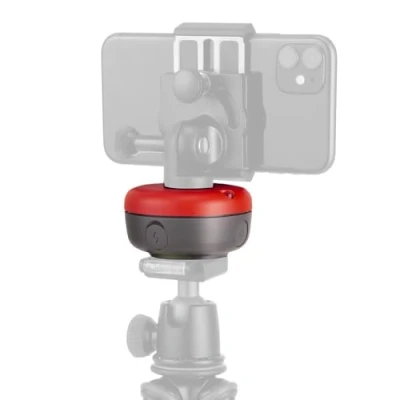 Afbeelding van JOBY Spin Testa Elettronica Bluetooth, Motion Control, Base Panoramica Motorizzata per Smartphone, Video Panoramici, Attacco Treppiede, Vlogging, Content Creator, Riprese, Timelapse, Controllo con App
