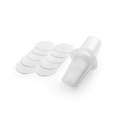 Afbeelding van Bacteriële &amp; Virale Filters Kit voor Mucus Relief Cleanser Lung Expansion Exerciser van Tilcare Hoest Assist Filter Reinigt de lucht om te helpen met therapie en houdt uw apparaat schoon 10