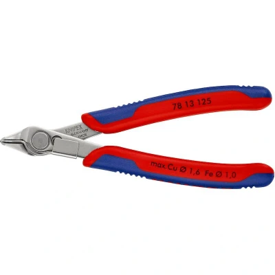 Afbeelding van Knipex electronic super knips met meer componentengrepen gepolijst 125 mm snijkant zonder facet 125mm 78 13