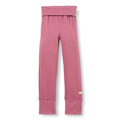 Afbeelding van loud + proud Uniseks kinderbroek, GOTS gecertificeerde broek, grape, 98 104