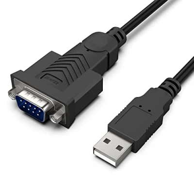 Afbeelding van BENFEI USB naar seriële adapter, 6 voet RS 232 mannelijke (9 pins) DB9 kabel, Prolific Chipset, Windows 11/10/8.1/8/7, Mac OS X 10.6 en hoger…