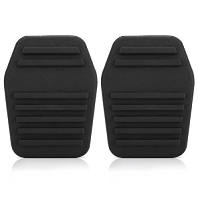 Afbeelding van Een paar Auto Koppeling Pedaal Pads Rubber Cover Transit Zwart Schoonheidsverzorging