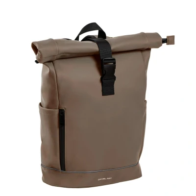 Afbeelding van Daniel Ray Highlands Water Repellent Laptop Backpack 15.6&#039;&#039; taupe Schoolrugzak