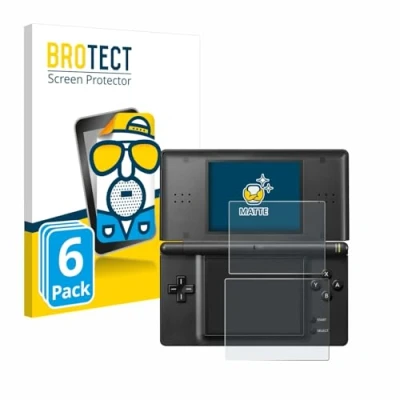 Afbeelding van BROTECT (6 Stuks) Antireflecterende Beschermfolie voor Nintendo DS LITE Anti Glare Screen Protector, Mat, Ontspiegelend
