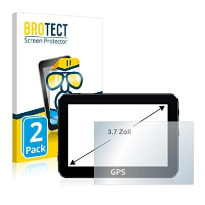 Afbeelding van BROTECT 2x Schermbeschermer 3.7&quot; voor Camcorders met 3.7 inch Display (9.4 cm) [57 mm x 75 mm, 4:3] Screen Protector Transparant