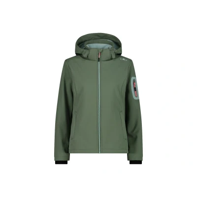 Afbeelding van CMP Woman Jacket ZIP HOOD Softshelljas, Dames, Maat: 38, Salvia