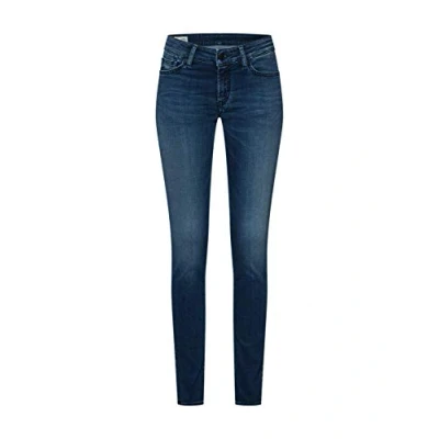 Afbeelding van Kings of Indigo Juno Jeans voor dames, blauw (Alffie Mid Worn 3007), 32W x 32L