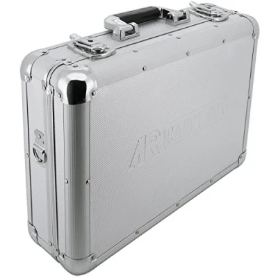 Afbeelding van AR Carry Box® aluminium koffer gereedschapskoffer leeg (LxBxH) 430 x 330 140 mm kleur aluminium/zilver