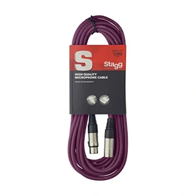 Afbeelding van Stagg SMC10 CPP 10 m XLR naar microfoonkabel paars