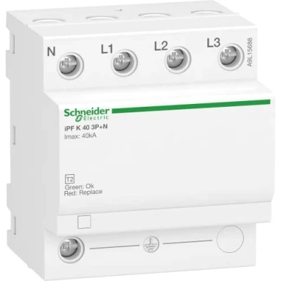 Afbeelding van Schneider electric pf 40 3p n 340v netoverspanningsbeveiliging tt 3 pe a9l15688