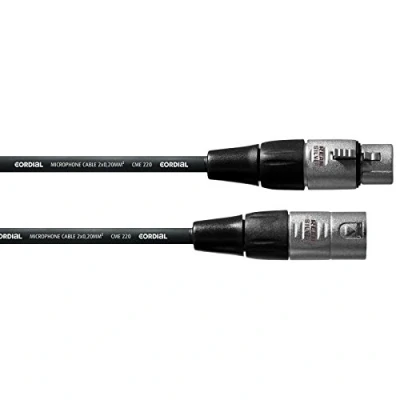Afbeelding van Cordial CFM1FM XLR Verbindingskabel [1x bus 1x stekker] 1.00 m Zwart