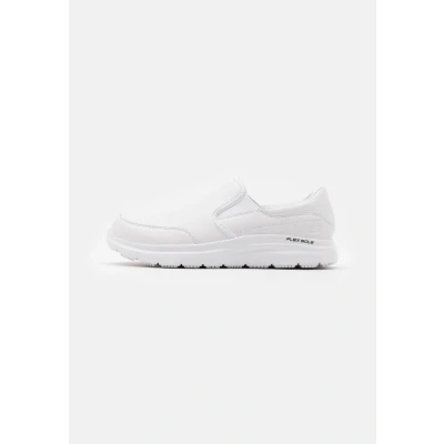 Afbeelding van Skechers Flex Advantage Sr Bronwood Slip On Sneakers voor heren, Wit leder, 45 EU
