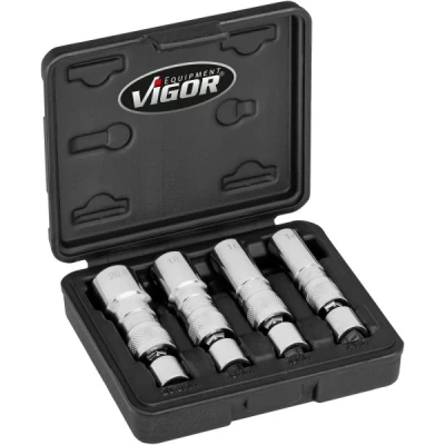 Afbeelding van Vigor V7002/4 Bougies dopsleutelset