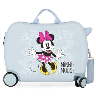 Afbeelding van Disney Mickey Enjoy the Day Cabin Koffer, Lichtblauw, 50x38x20 cms, Koffer voor kinderen