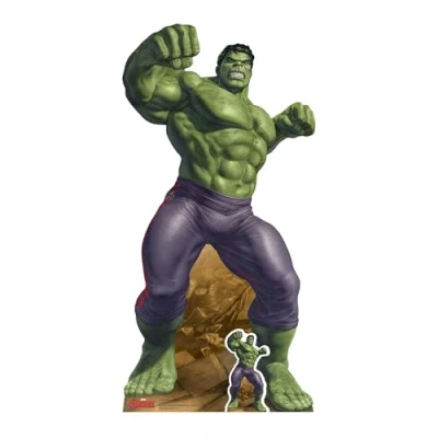 Afbeelding van Star Cutouts SC4383 Hulk Mini Kleine Kartonnen Uitsparing met Perfect voor Spider Man Fans, Feesten en Evenementen