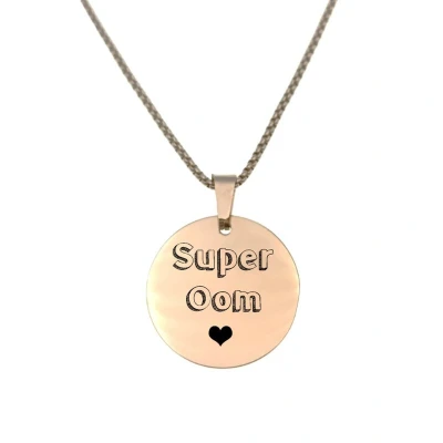 Afbeelding van Ketting RVS Rond Rosegoud Super Oom