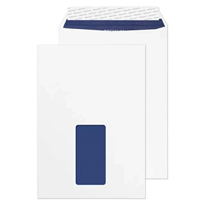 Afbeelding van Blake Premium Pure RP83084 Envelop met venster super wit velin C5 229 x 162 mm 120g/m² 500 stuks