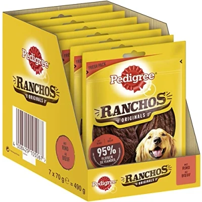 Afbeelding van Pedigree Ranchos met Rund 70g