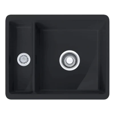 Afbeelding van Franke spoelbak Fraceram Kubus KBK160 Onyx onderbouw 1260335887